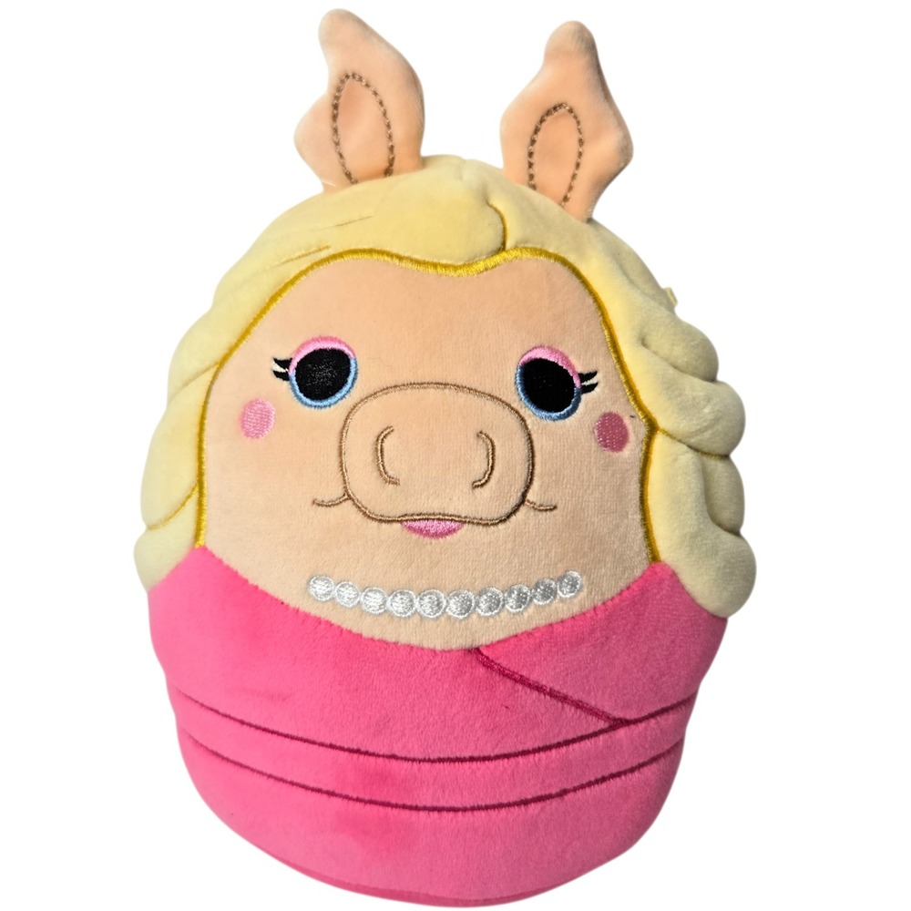 Squishmallows Miss Piggy Muppets Plush 8" Pink Dress Jazwares Stuffed‎ Animal